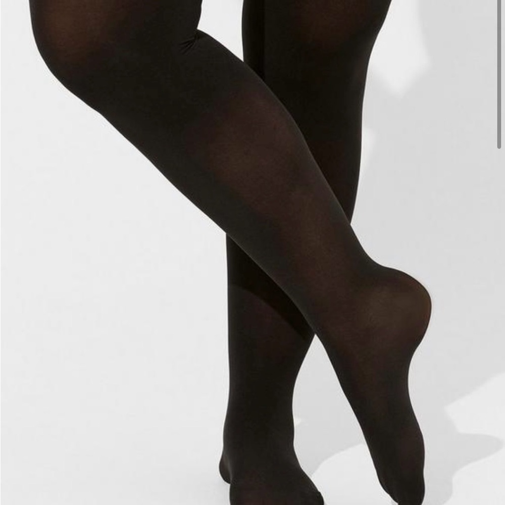 Torrid Black Hosiery Super opaque control top tights